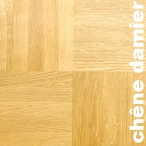 Parquet industriel Chêne Premier - 8 x 138 x 138 mm - motif à damier