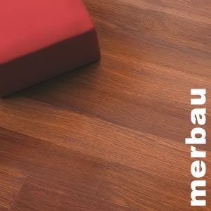 Parquet contrecollé Merbau - 11 x 67 x 466 mm - verni satiné - PROMO