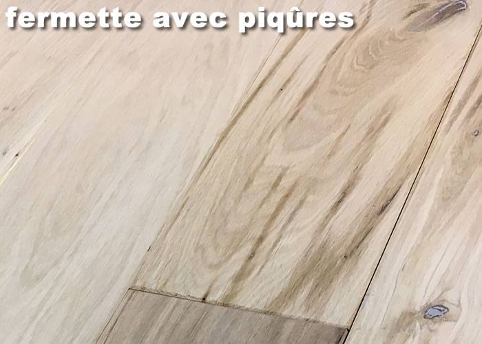 Parquet massif Chêne Campagne Fermette - 14 x 120 mm - huilé incolore - PROMO