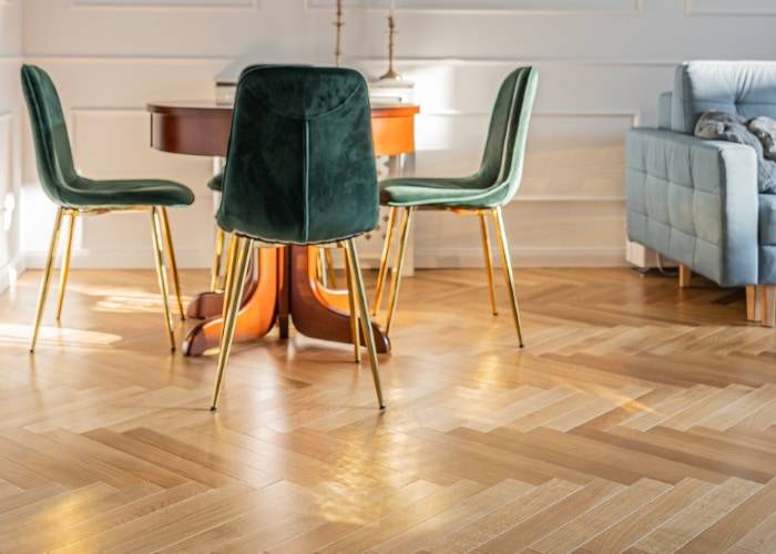 Parquet contrecollé Chêne Premier - 10 x 70 x 490 mm - verni ou huilé