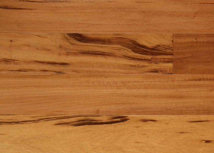 Parquet massif Tigerwood Muiracatiara - 15 x 110 mm - vernis